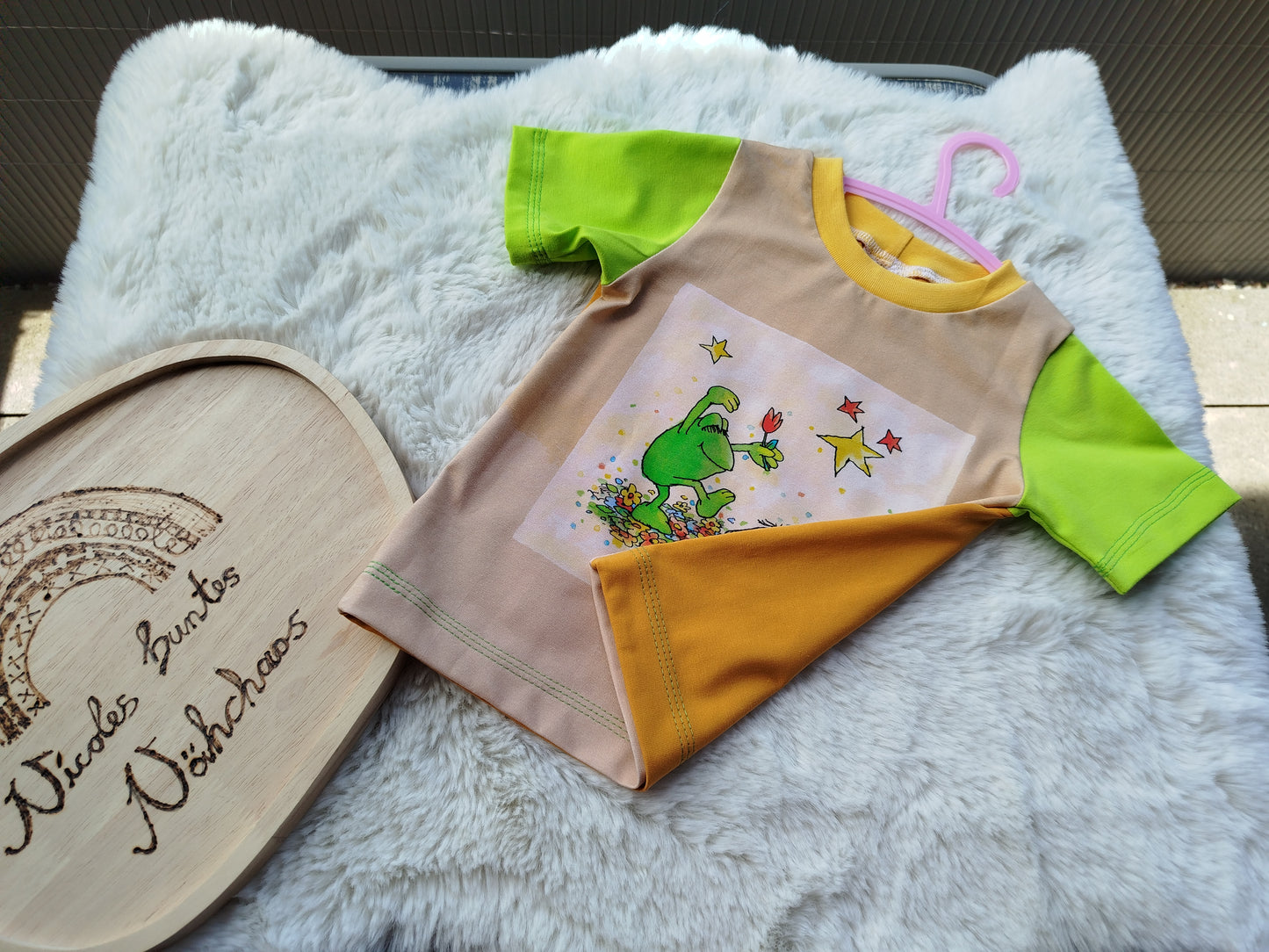 Kinder T-Shirt Gr. 86 Günther Kastenfrosch und die Tigerente