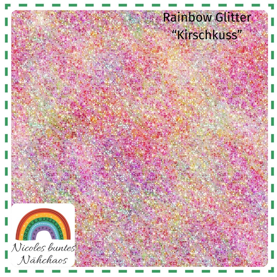 Eigenproduktion "Rainbow Glitter - Kirschkuss"