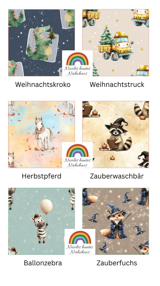 Individuelle Kinder-Radlerhose mit Wunschdesign (Gr. 56-152)