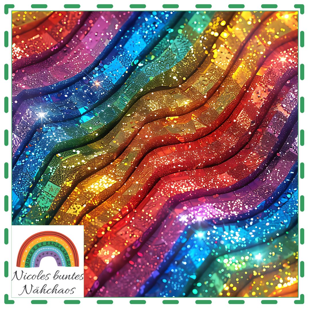 Eigenproduktion: Glitter Rainbow Wave