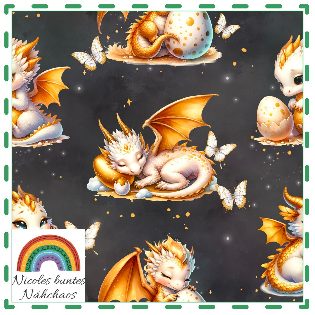 Eigenproduktion: goldener Drache