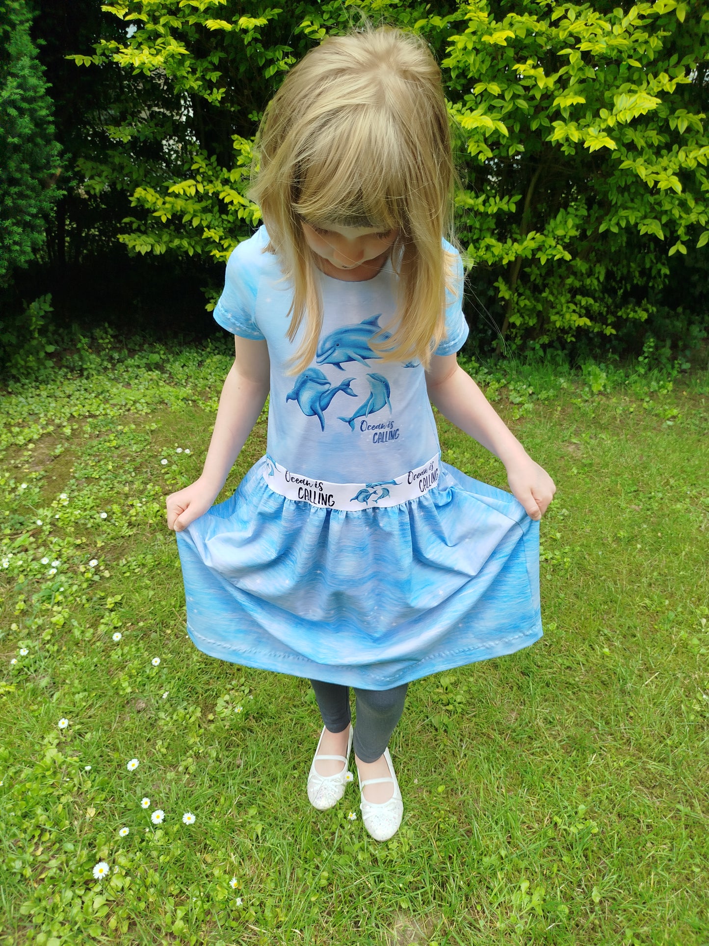 Individuelles Kinderkleid "Nova" Gr. 104-164