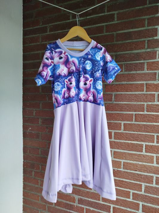 Individuelles Drehkleid für Kinder "Marlene" Gr. 86-164