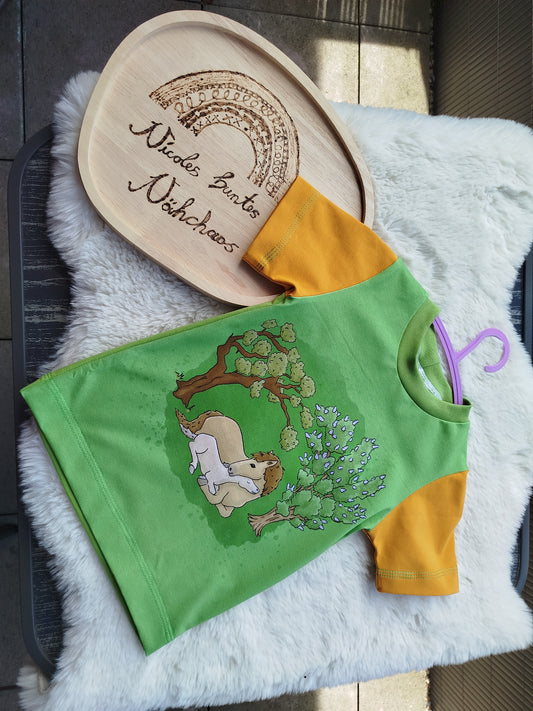 Kinder T-Shirt Gr. 98 Pferdeliebe