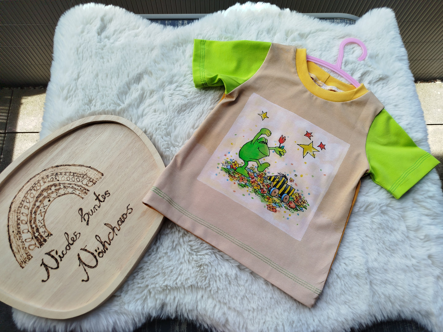 Kinder T-Shirt Gr. 86 Günther Kastenfrosch und die Tigerente