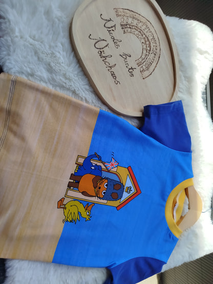 B-WARE: Kinder T-Shirt Gr. 116 Die Sendung mit der Maus in London