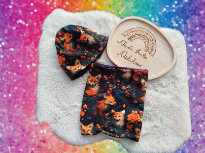 Individuelles Set aus Loop und Mütze für Kinder