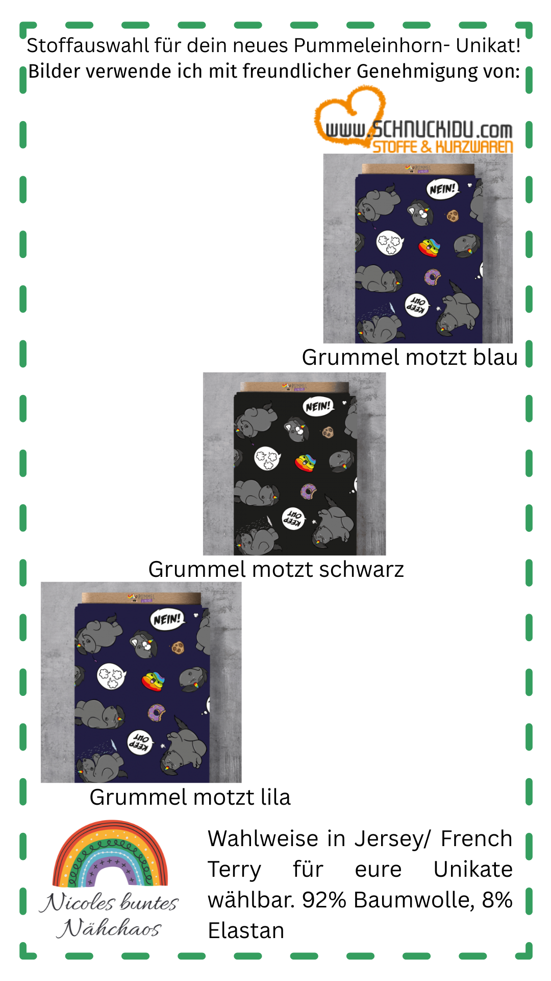 Pummeleinhorn Basic Shorts für Kinder Gr. 62-140