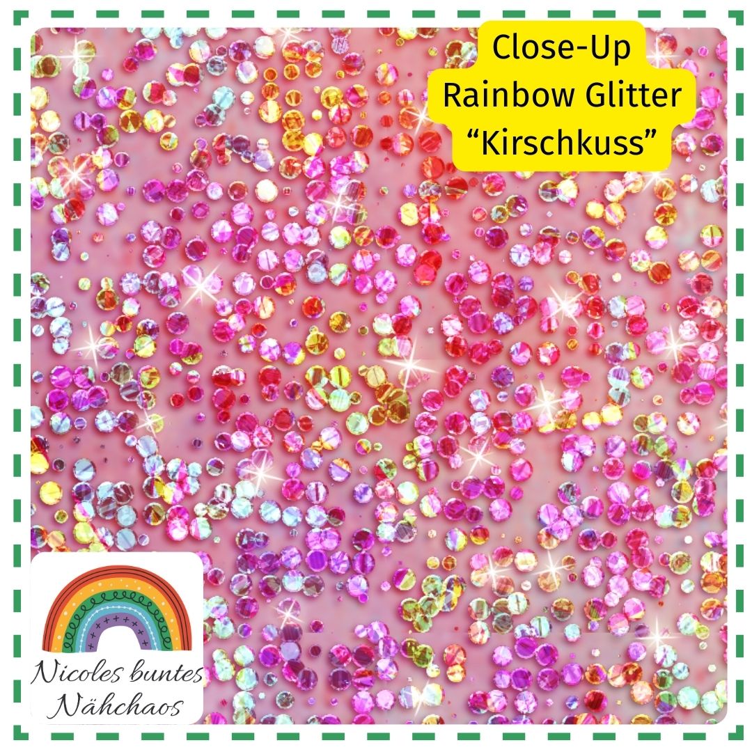 Eigenproduktion "Rainbow Glitter - Kirschkuss"
