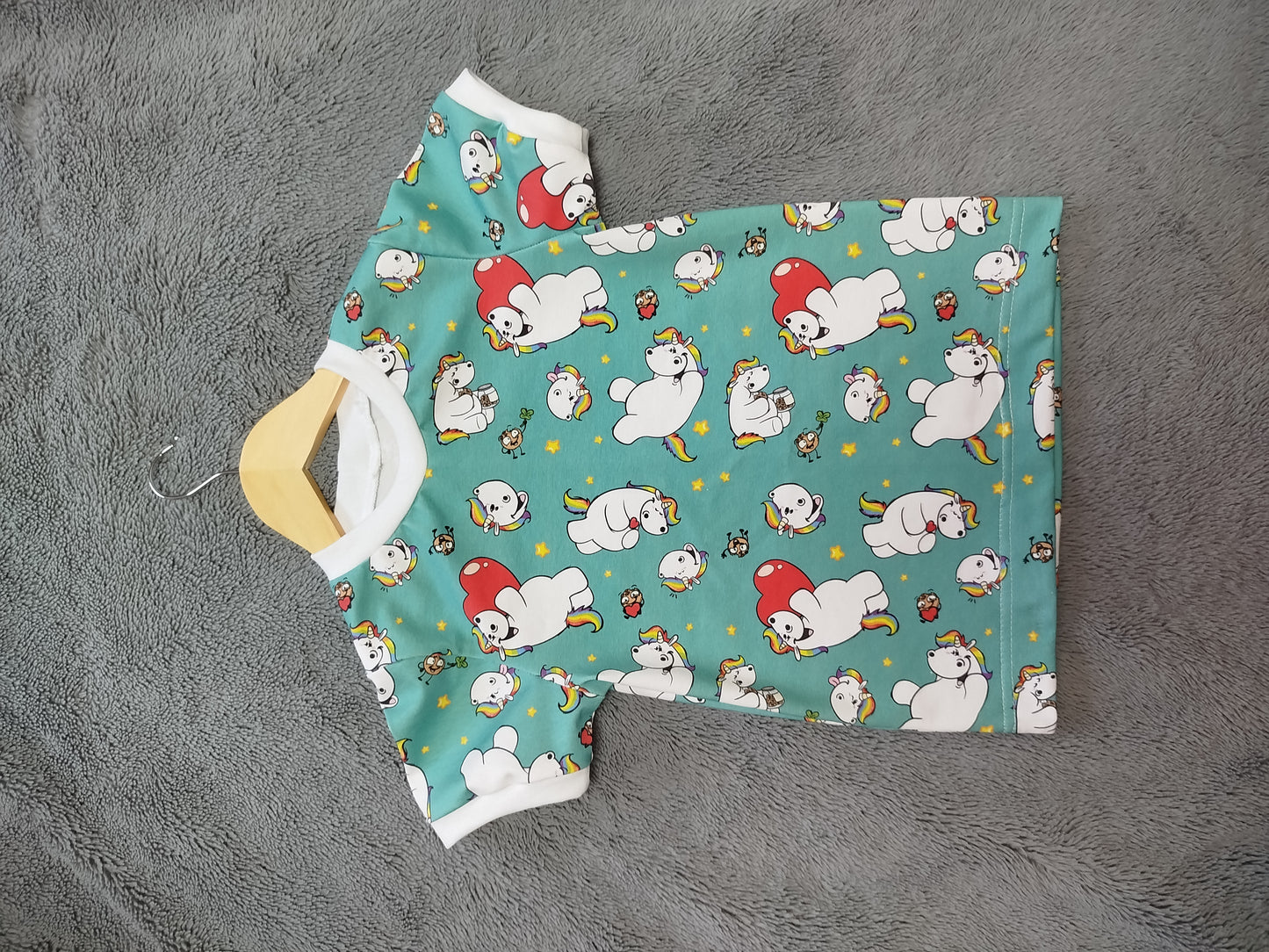 Kinder Basic T-Shirt Pummeleinhorn Gr. 56-152